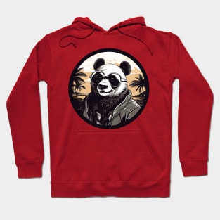 Cool Animals: Cartoon Vintage Funny Cool Panda Hoodie